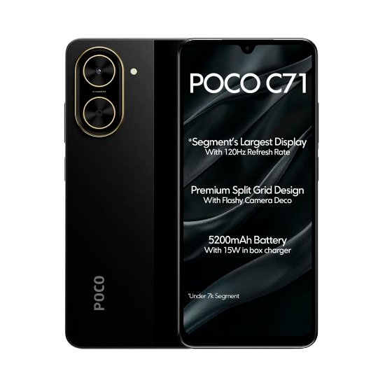 Imagen de Xiaomi Poco C71 Negro 3Gb Ram 64Gb Dual Sim Mx