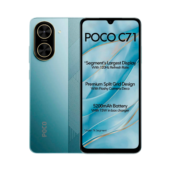 Imagen de Xiaomi Poco C71 Azul 3Gb Ram 64Gb Dual Sim Mx